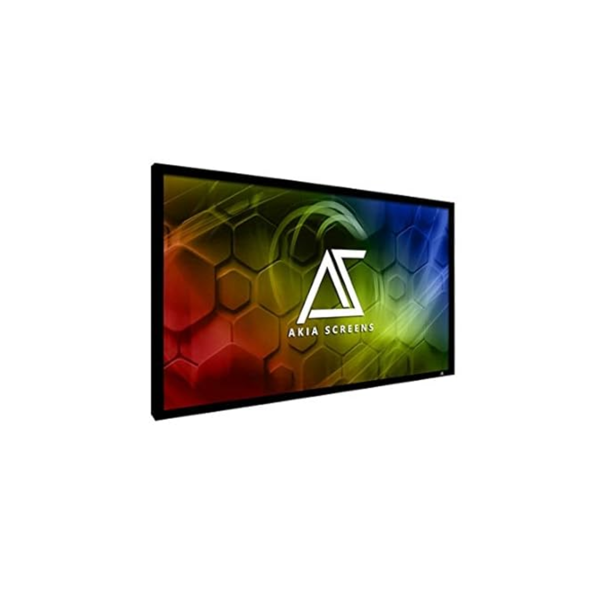 Akia Screens AK-FF92WH2 - 92 Inches CineWhite Fixed Frame Projection Screen (16:9) (8K / 4K Ultra HD 3D Ready HDR Compatible)