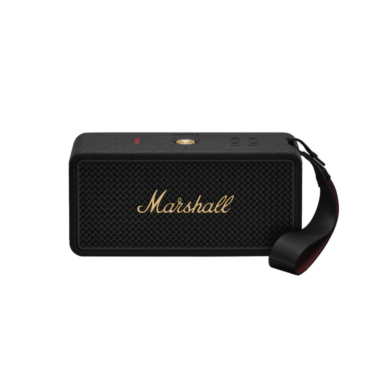 Marshall Middleton II - Portable Bluetooth Speaker (Black & Brass) (Over 30 Hours Playtime, IP67 Waterproof)