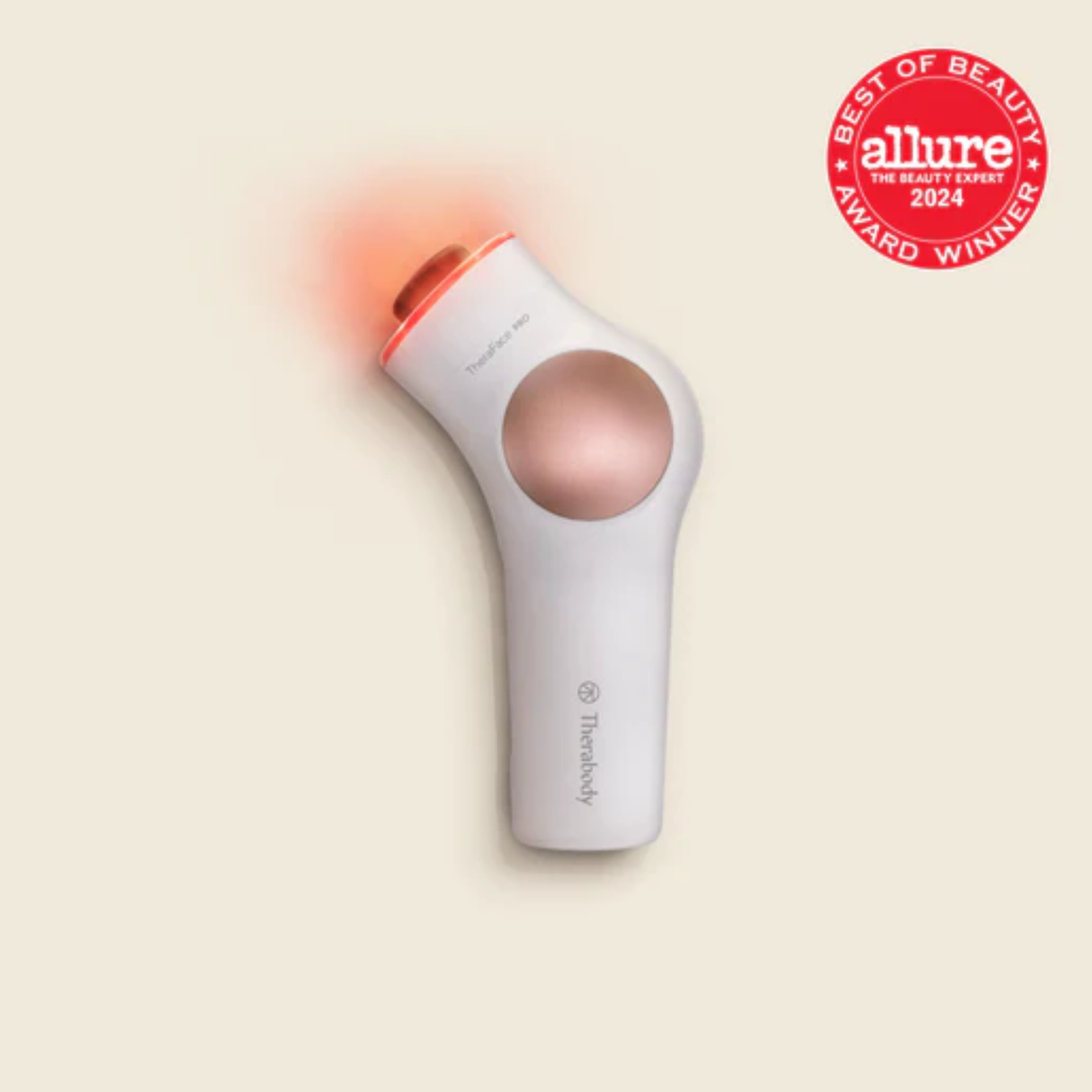 Therabody TheraFace PRO Microcurrent Facial Device - 8-in-1 Compact Face Massager, Facial Kit & Face Sculpting Tool with LED Light Therapy for Skin Tightening, Anti Wrinkle, Anti Aging (White)