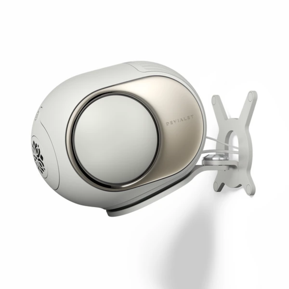 Devialet Gecko Phantom Ultimate 98dB - Sleek wall mount for Phantom Ultimate 98dB (Light Pearl)