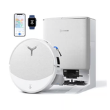 Ecovacs Deebot T90 Pro Omni - 2-in-1 Robot Vacuum Cleaner & Mop, 30000 Pa Blast Suction, Self-Empty & Self-Wash Omni Station, Extra-Long Roller, AI Re-Mop 2.0, PowerBoost Technology