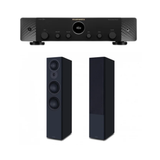 Marantz Stereo 70s Slimline Network Stereo Receiver (Black) + Mission LX-6 MKII - 3-Way Floor Standing Speaker (Stereo Bundle Package)