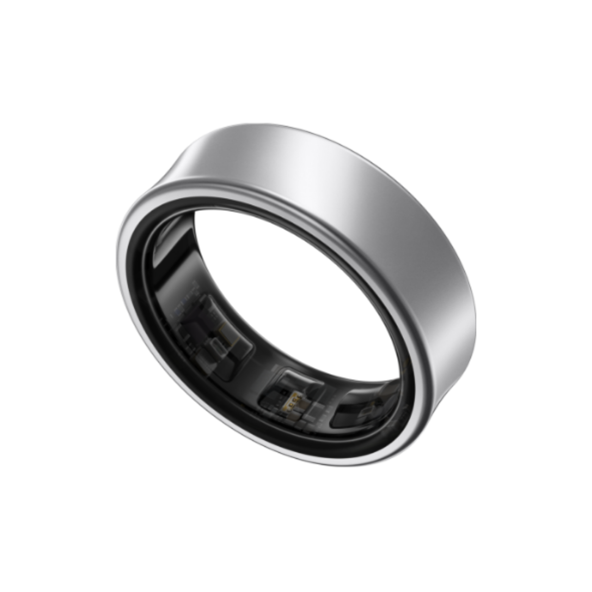 Samsung Galaxy Ring (SM-Q502NZDA) - Smart AI, Size First W/Sizing Kit, No App Subscription, Fitness Monitor, Sleep Tracker, Up to 7-Day Battery, Size 12 (Titanium Silver)