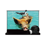 Vividstorm S PRO ALR Grey Floor Rising Projection Screen with Acoustic Transparency for Ultra Short Throw Projector (130 Inches)