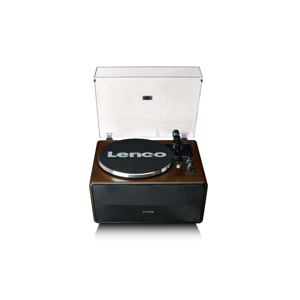 Lenco LS-470WA - Record Player with built-in speakers and Bluetooth (Walnut)