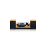 Lenco LS-500OK - Record player with built-in amplifier and Bluetooth plus Bookshelf Speakers (Wood)