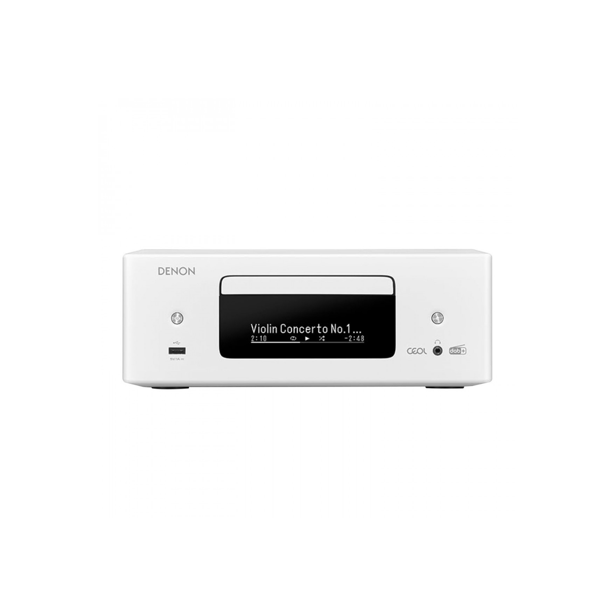 Denon Ceol RCD-N12 HiFi System with CD, Wifi, Bluetooth and FM/AM Tuner (White)