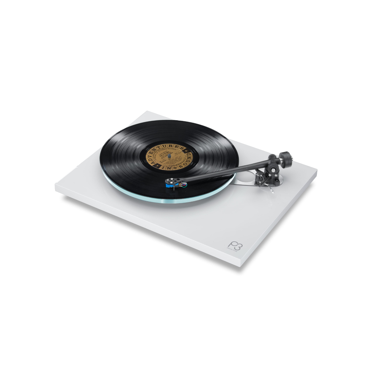 Rega Planar 3 Belt-Drive Turntable with ND3 MM Cartridge (White)