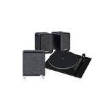 Project T1 EVO Turntable (Black) with Ruark Audio MR1 Mk3 Active Bluetooth Speaker & RS1 Powered Subwoofer (Charcoal) (Stereo Bundle Pack)