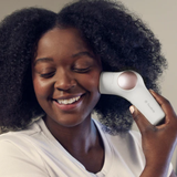 Therabody TheraFace Hot & Cold Rings - Handheld Facial Massage Device, Compact Electric Face and Skin Care Therapy Tool - 8-in-1 Treatment with Microcurrent and LED Light Therapy (White)