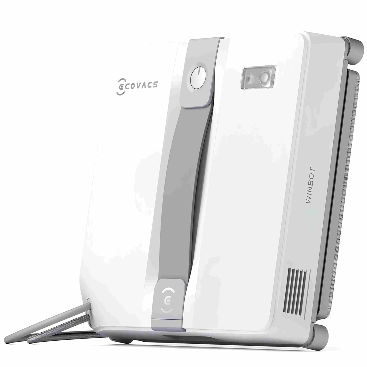 Ecovacs Winbot Mini Window Cleaning Robot - Compact Design, Dual Nozzles with Ultrasonic Spray, 9-Stage Protection System, Intelligent Path Planning, 3 Cleaning Modes