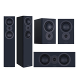 Mission LX-4 MKII Floor Standing Speaker + Mission LX-C1 MKII Centre Speaker + Mission LX-1 MKII Bookshelf Speaker - 5.0 Channel Speaker Package