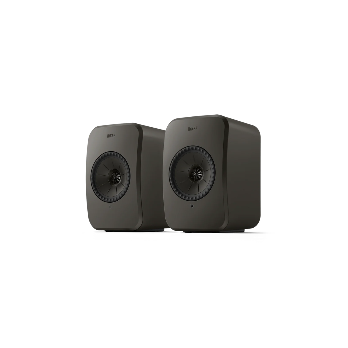 KEF LSX II LT Wireless Streaming Powered/Active Bookshelf Speaker (Pair) (Graphite Grey)