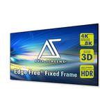 Akia Screens AK-NB145H - 145 Inches CineWhite Edge Free/Edgeless Fixed Frame Projection Screen (16:9) (8K / 4K Ultra HD 3D Ready HDR Compatible)