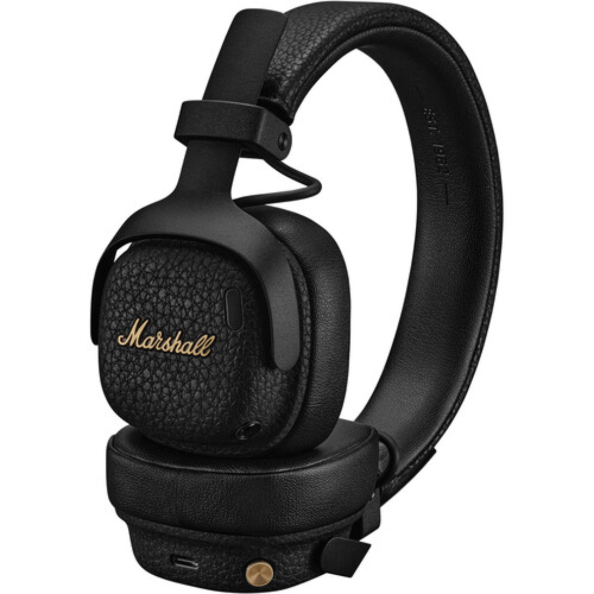 Marshall Milton A.N.C. Wireless On-Ear Headphones with Adaptive Active Noise Cancelling | 80 Hours Wireless Playtime | Durable & Foldable Design for Travel (Black)