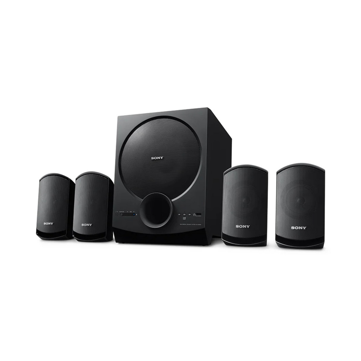 Sony SA-D40M2 - 4.1 Channel Multimedia Speaker System with Subwoofer (Bluetooth, USB, AUX, Remote Control) (Black)(100 Watts)