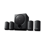 Sony SA-D40M2 - 4.1 Channel Multimedia Speaker System with Subwoofer (Bluetooth, USB, AUX, Remote Control) (Black)(100 Watts)