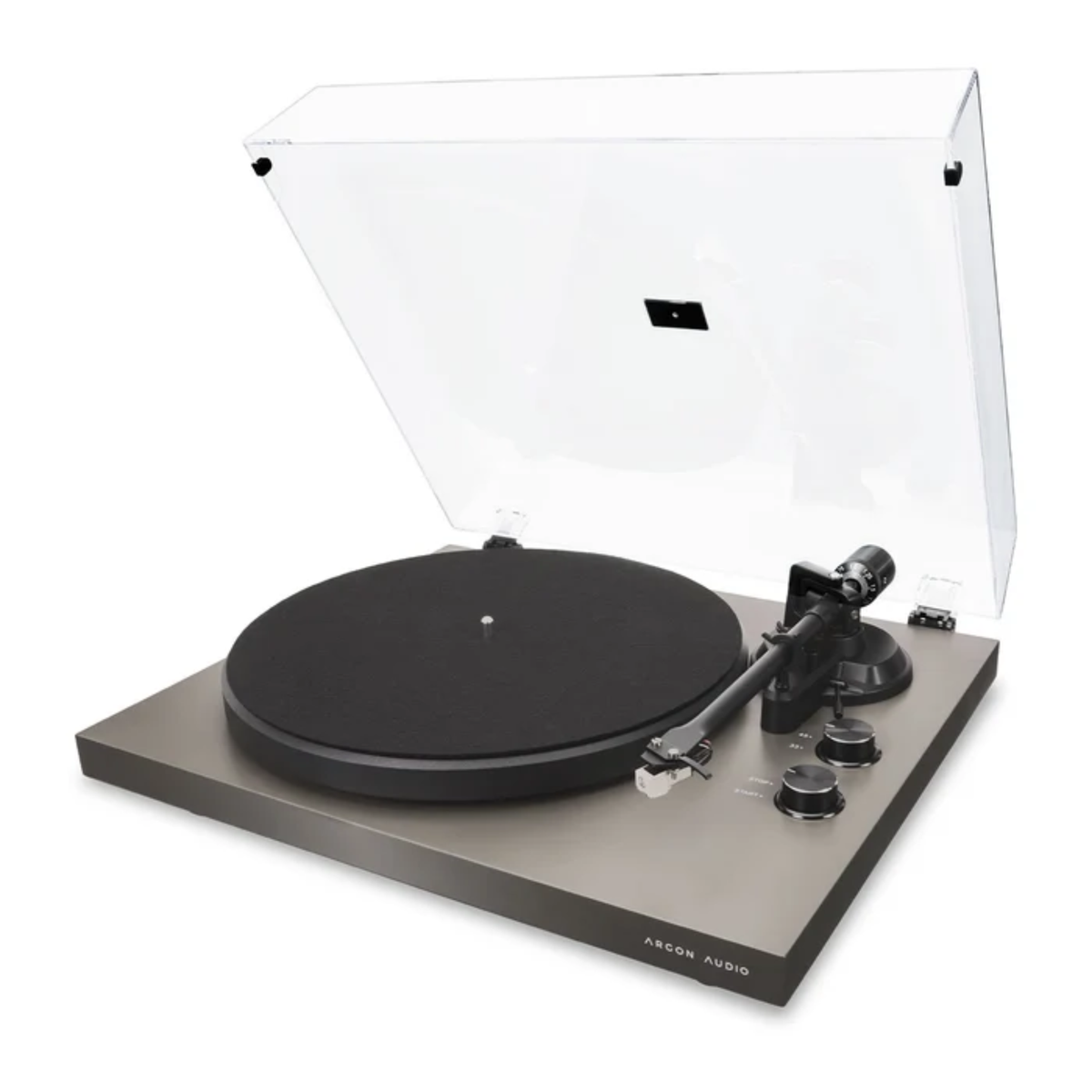 Argon Audio TT MK2 - Manual Belt Drive Turntable (Earth Grey, Lacquer)