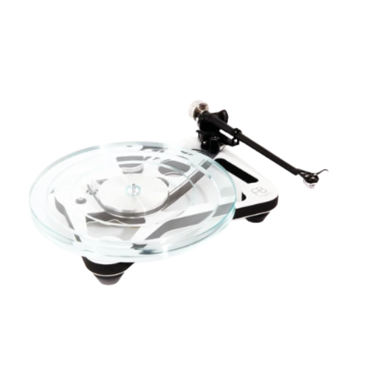 Rega Planar 8 Precision Manual Belt-Drive Turntable (Without Cartridge) with High Performance Motor Technology (White)