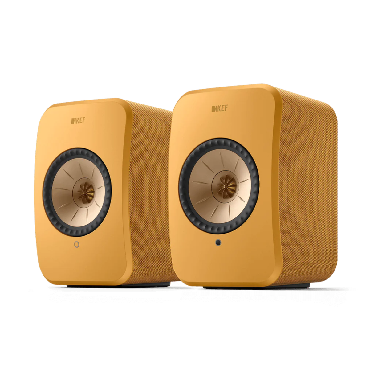 KEF LSX II - Powered/Active Bookshelf Speaker (Pair) (Amber Haze)