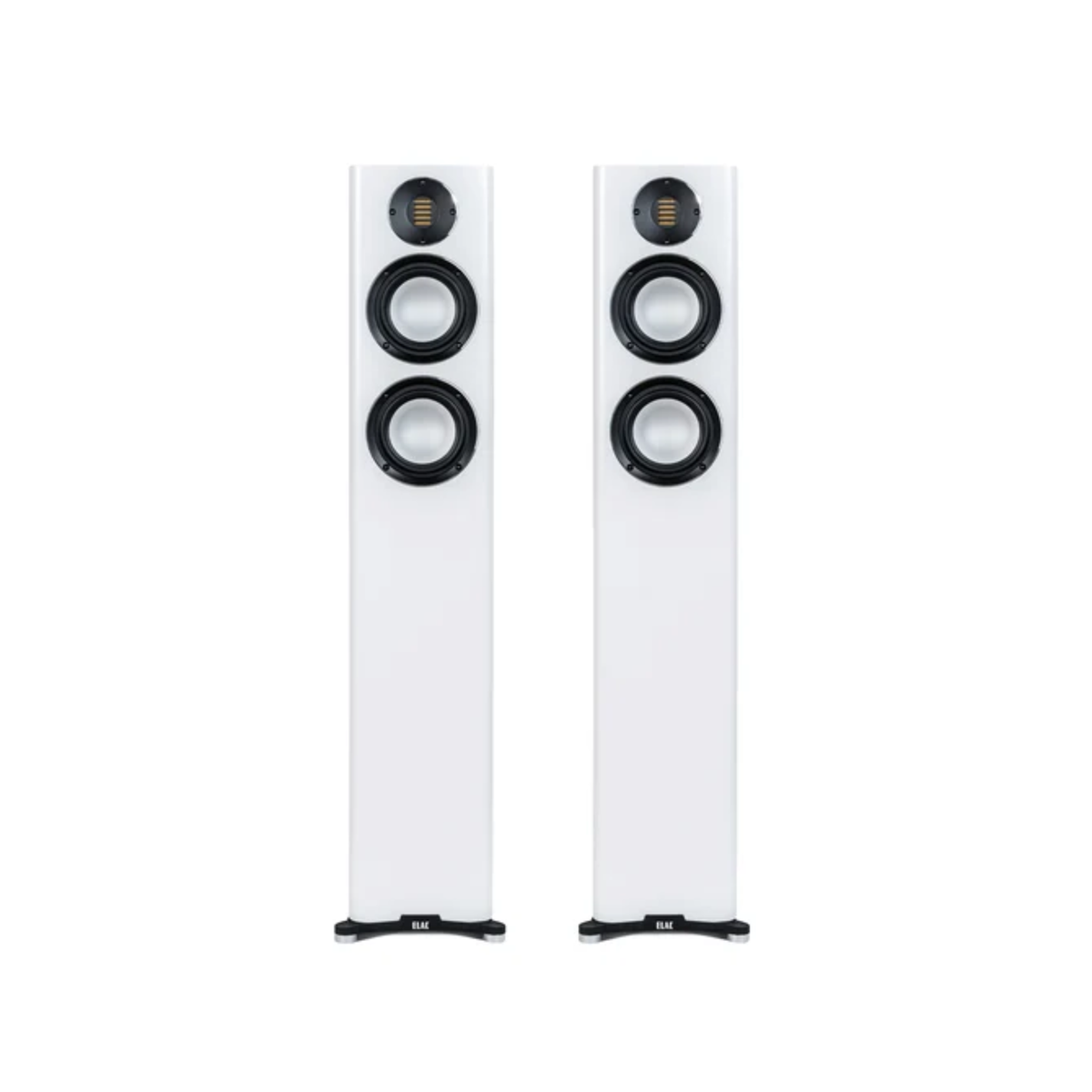 Elac Carina FS 247.4 - 2.5 Way Floorstanding Speaker (Pair) (White)