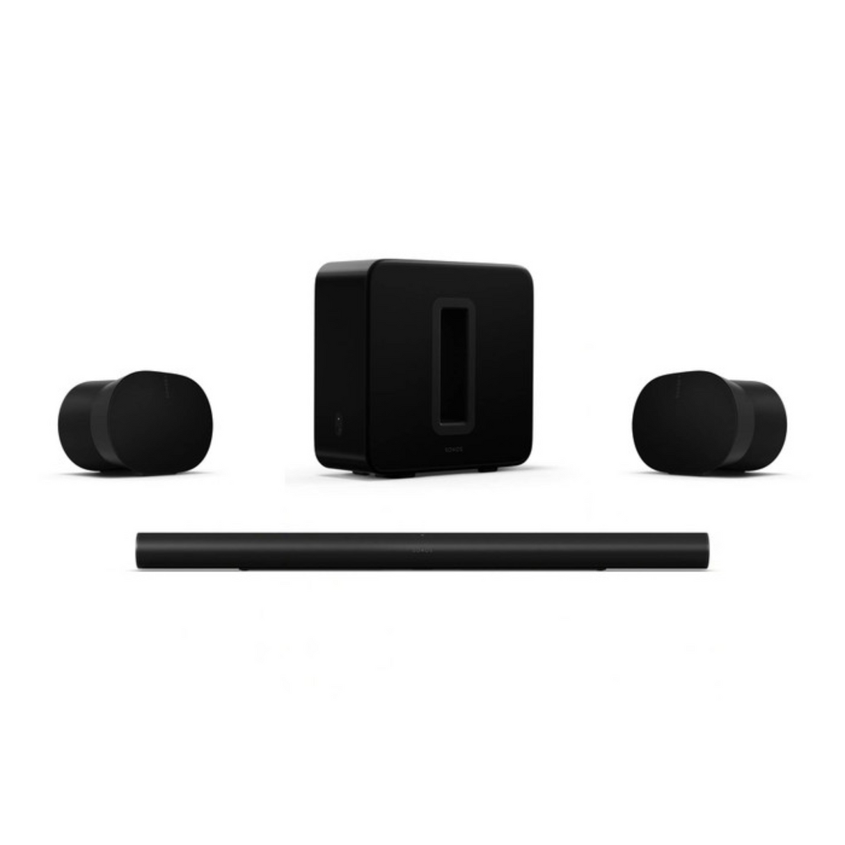 Sonos Arc Ultra With Sonos Era 300 & Sonos Sub Gen 4 - Premium Immersive 5.1 Soundbar Bundle Pack (Black)