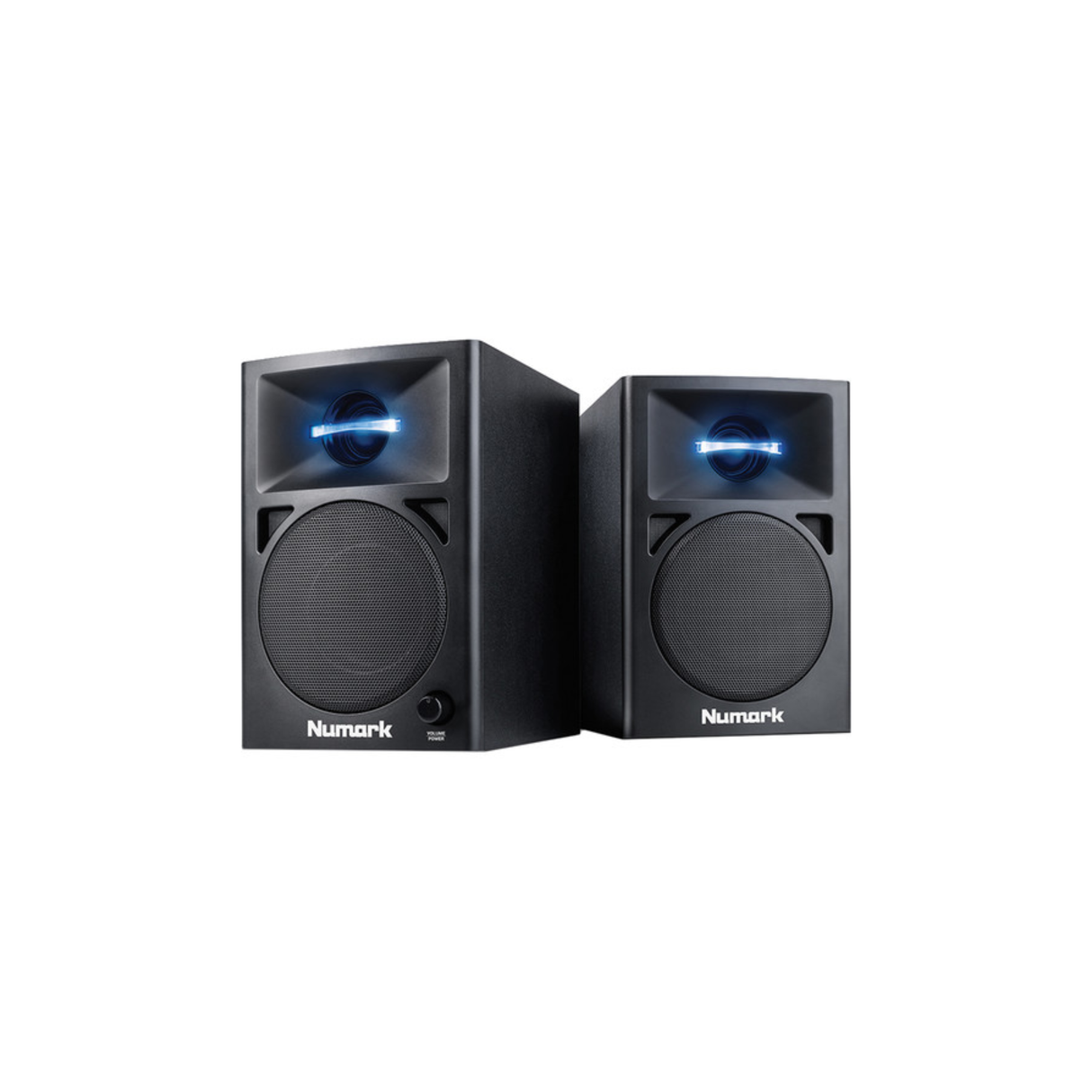 Numark N-Wave 360 - 60 Watts Powered Desktop Studio Monitor Speaker with LED Illumination (Pair)