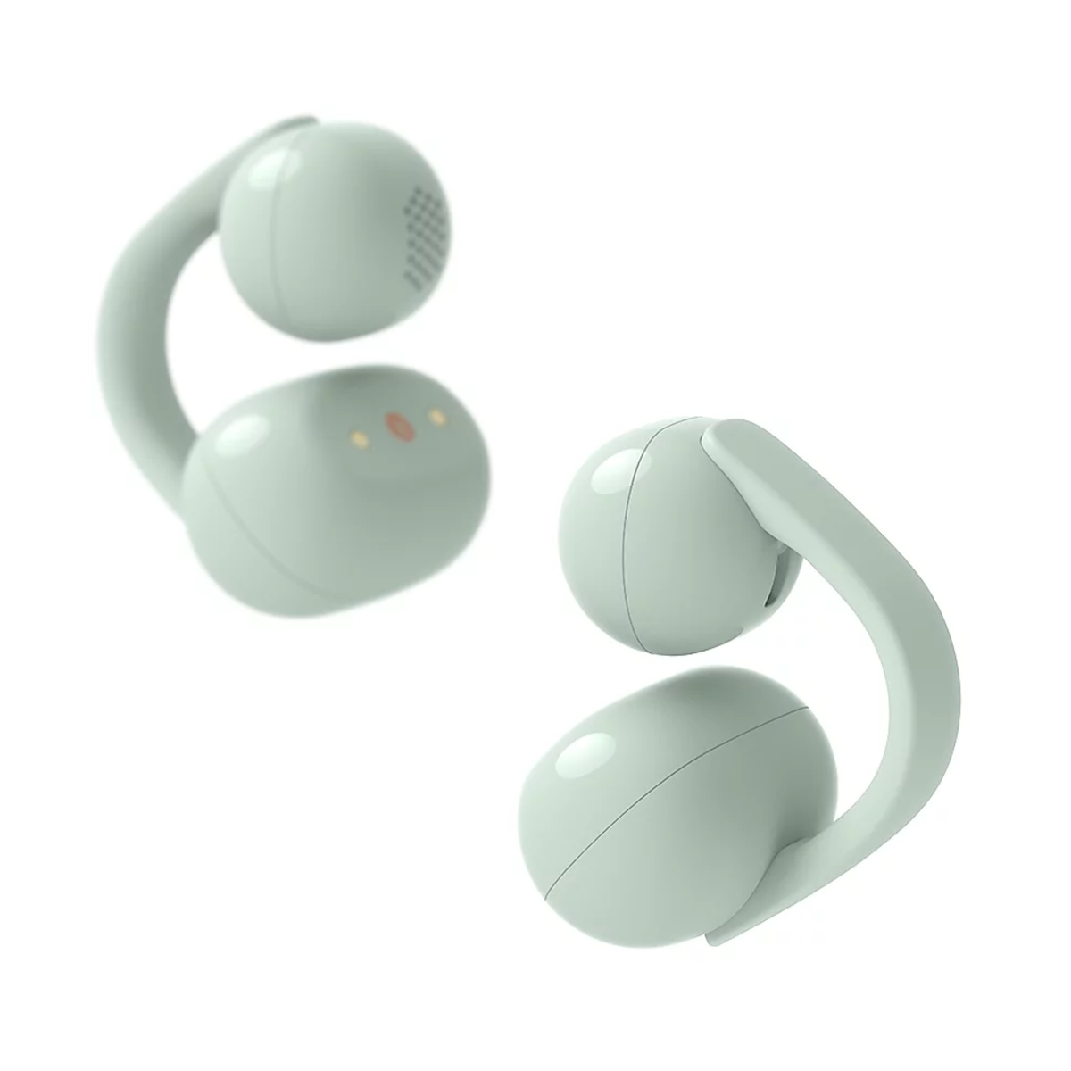 Sony WF-LC900 - LinkBuds Clip Open Ear Truly Wireless Earbuds Water Resistant, Up to 37 Hrs of Playback (Green)