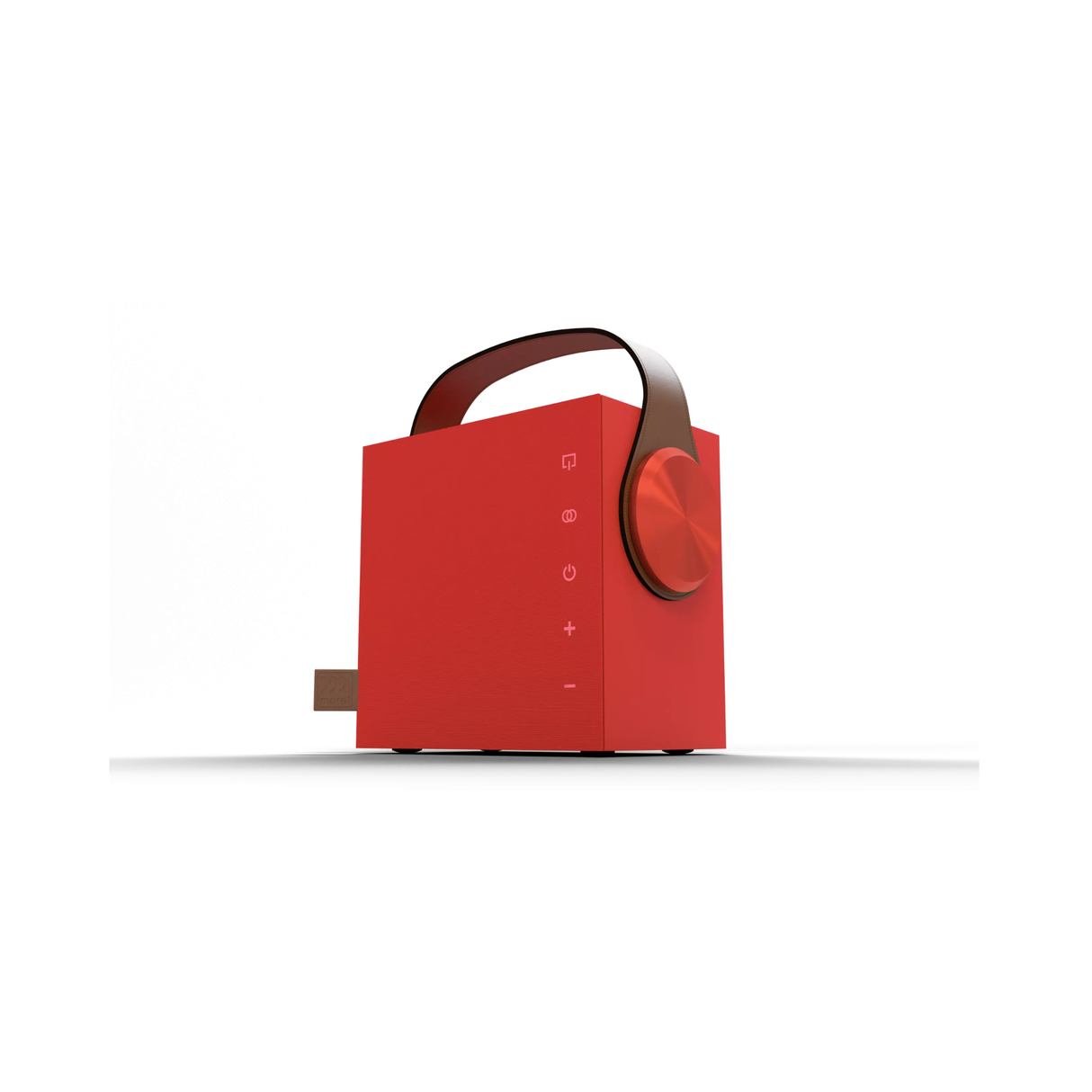 Morel Biggie - High-Fidelity Wireless Portable Bluetooth Speaker (Ruby Red)