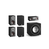 Dali Oberon 1 5.1 Bookshelf Speaker Bundle Package (Includes Oberon 1, Oberon Vokal Center, E-9F)