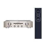 Marantz PM6007 Stereo Amplifier (Silver) + Mission LX-4 MKII Floor Standing Speaker (Pair) (Stereo Bundle Package)