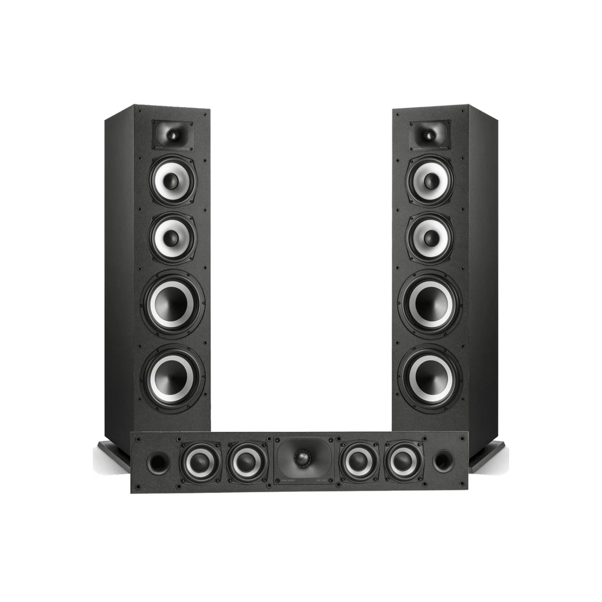 Polk Audio Monitor XT70 Floor Standing Speaker + XT35 Center Channel - 3.0 Speaker Package (Starter Pack)