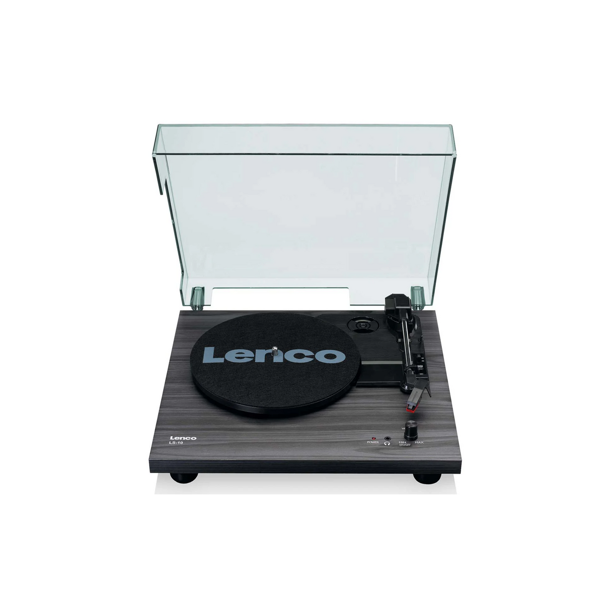 Lenco LS-10BK - Record Player with built-in speakers (Black)