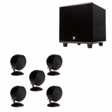 Morel Soundspot SP-1 with Morel Sub-8X subwoofer - 5.1 Speaker Package (Black)