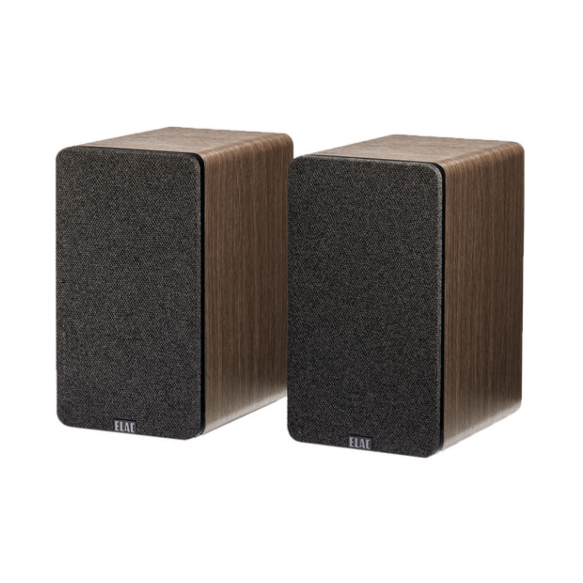 Elac Debut ConneX DCB41 - 2-Way Active Powered Bookshelf Speakers (Pair) (Walnut)