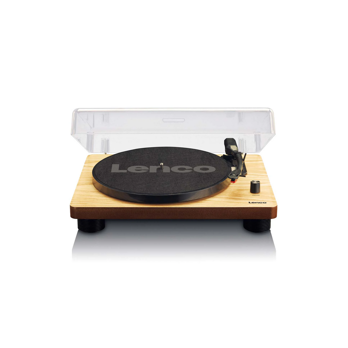 Lenco LS-50WD - Record Player with built-in speakers & USB (Wood)