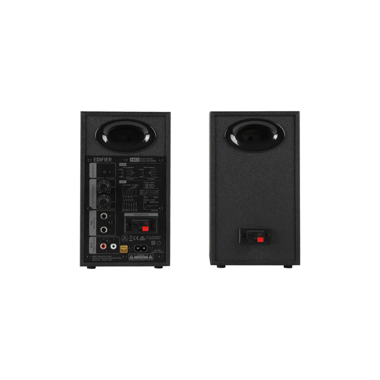 Edifier MR3 - 36 Watts 3.5 Inches Wireless Powered Studio Monitor Bookshelf Speaker (Black) (Pair)