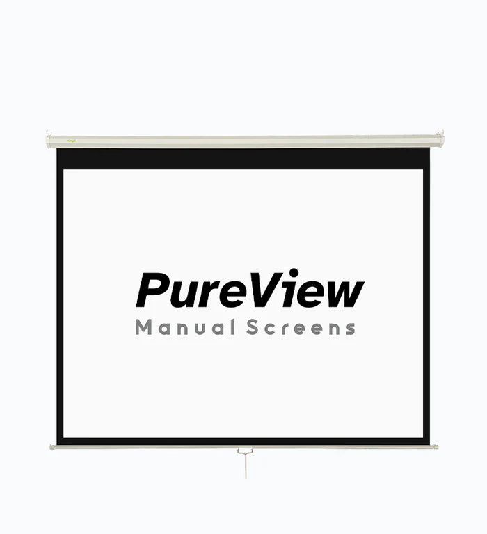 Klara PureView Series M-106 - 106 Inches Matte White Self Lock Manual ...