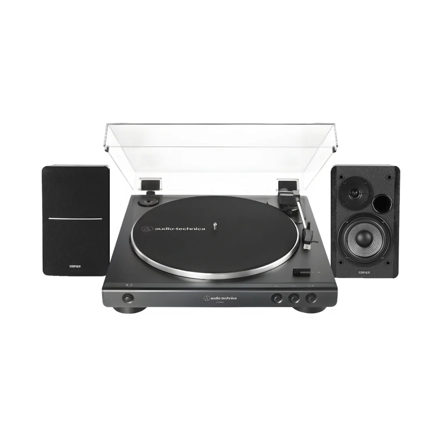 家電 Audio-technica Music Enthusiast Bundle: Audio-Technica AT-LP60X Turntable +