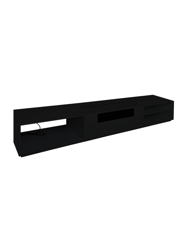 Melo Acoustics Stella-1000B (Black) - Electric AV Cabinet for Ultra Short Throw Projector