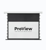Klara ProView Series PV-100W - 100 Inches Matte White 4K UHD Tab Tension Electric Projection Screen (16:9)