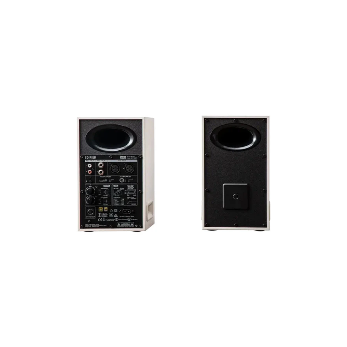 Edifier MR5 - Tri-Amped 110 Watts 5 Inches Wireless Powered Studio Monitor Bookshelf Speaker (White) (Pair)