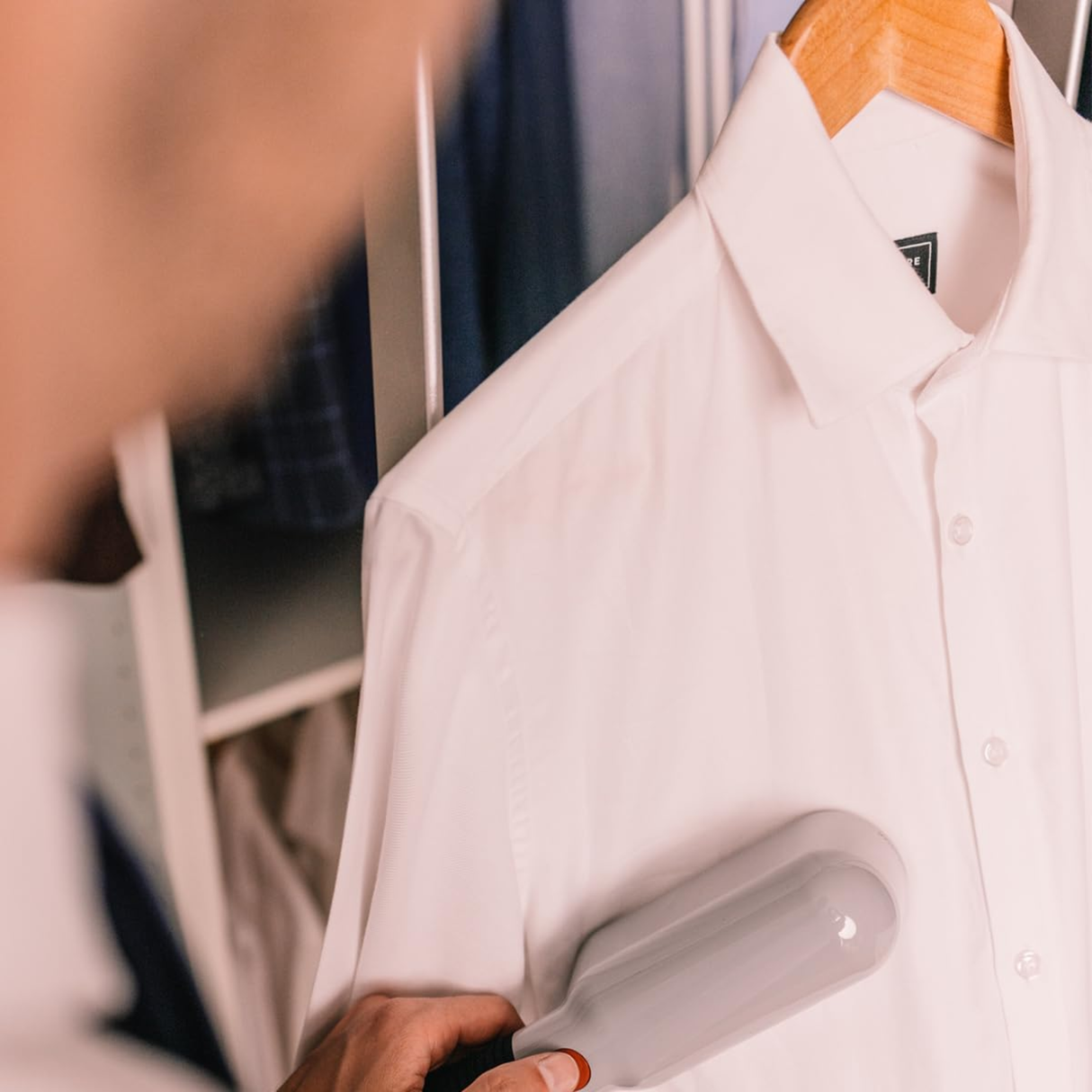 Laurastar IZZI Plus 2-in-1 Garment & Surface Steamer, 2000W Horizontal & Vertical Steaming with DMS technology, Heats to 160°C, Hygienic Steam Eliminates 99.99% Bacteria