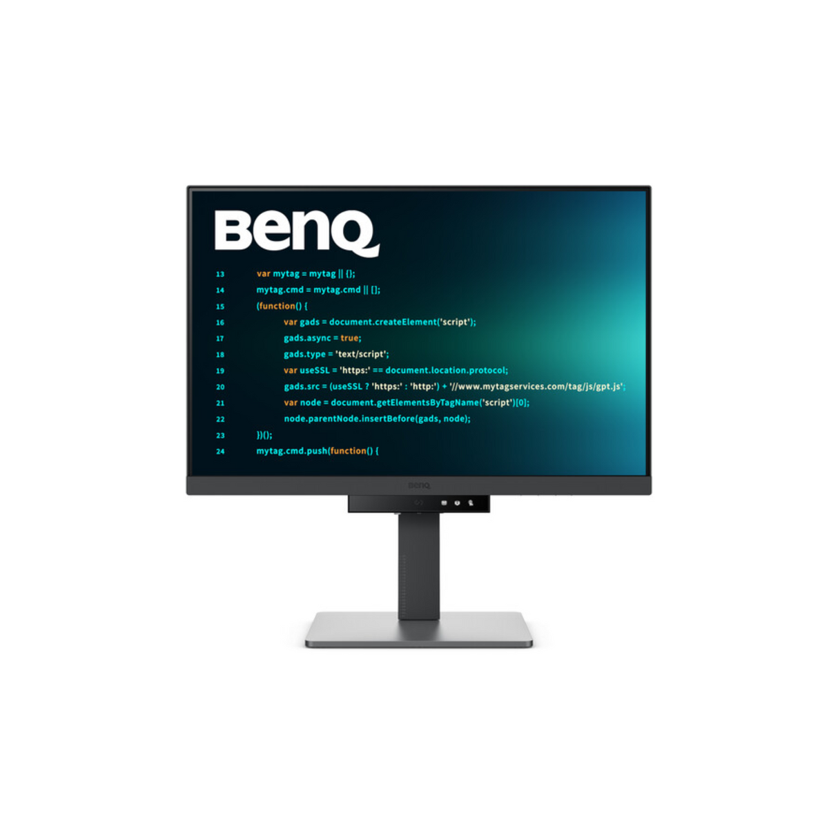BenQ RD240Q - 24 Inches 16:10 WQXGA USB-C Ergonomic Programming Monitor , Advanced Coding Modes , Coding Hotkey, 16:10 Special Ratio