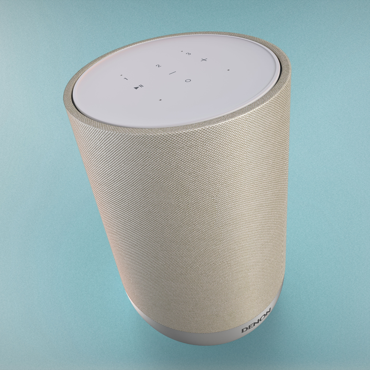 Denon Home 200 - Wireless Smart Powered Speaker by HEOS With Dolby Atmos Music (Stone)