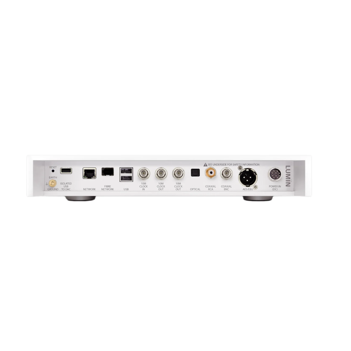 Lumin U2X Digital Transport/Streamer & Linear Power Supply (Silver)