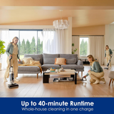 Tineco Floor One S6 Stretch Max - Cordless Wet Dry Vacuum Cleaner, 180°Lay-Flat Smart Vacuum Mop, 60 Minutes Long Runtime 158℉ Flashdry Self-Cleaning, Dual-Sided Edge Cleaning