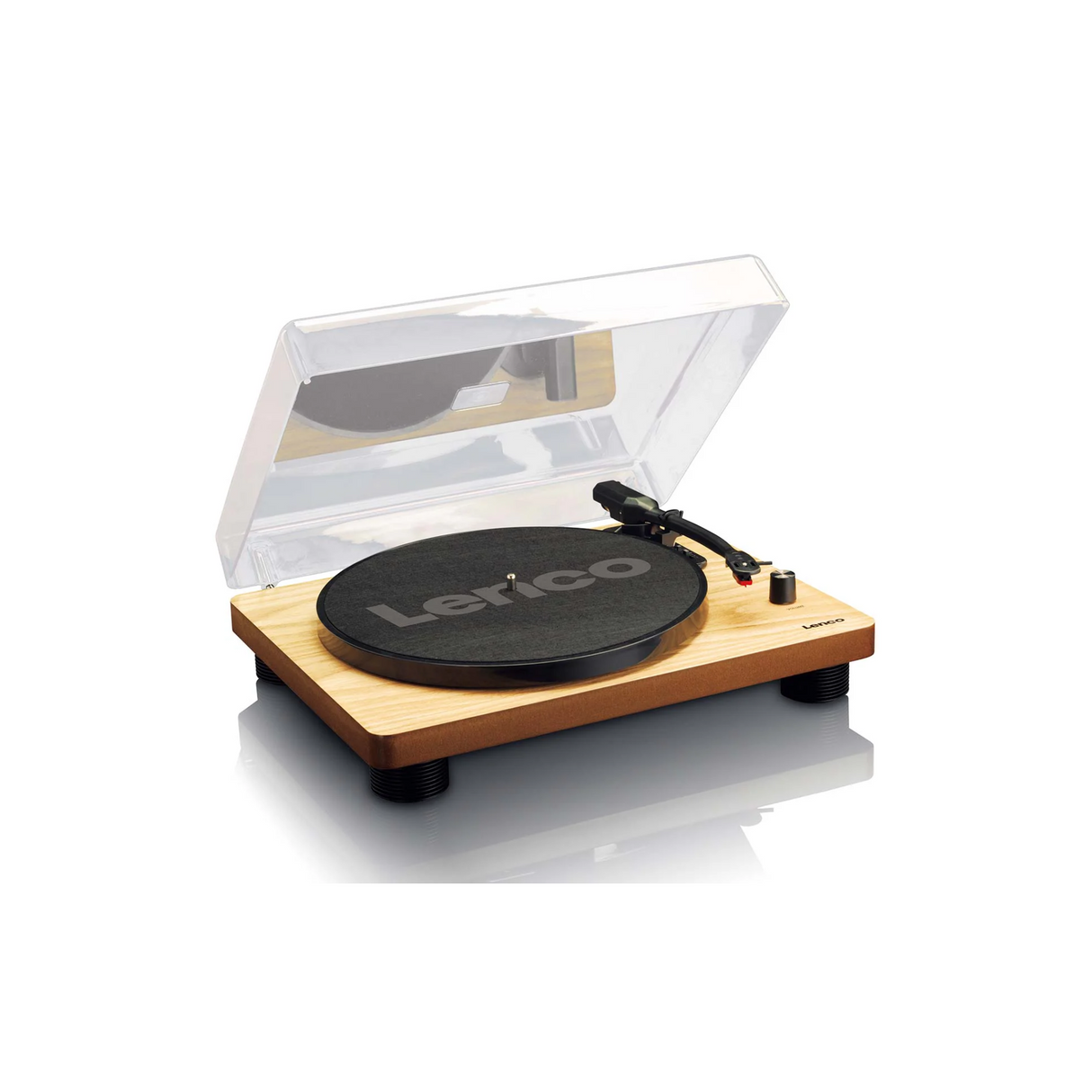 Lenco LS-50WD - Record Player with built-in speakers & USB (Wood)