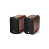 Q Acoustics M20 Wireless Powered Speakers (Walnut) + Argon Audio TT MK2 Record Player (Stereo Bundle Package)