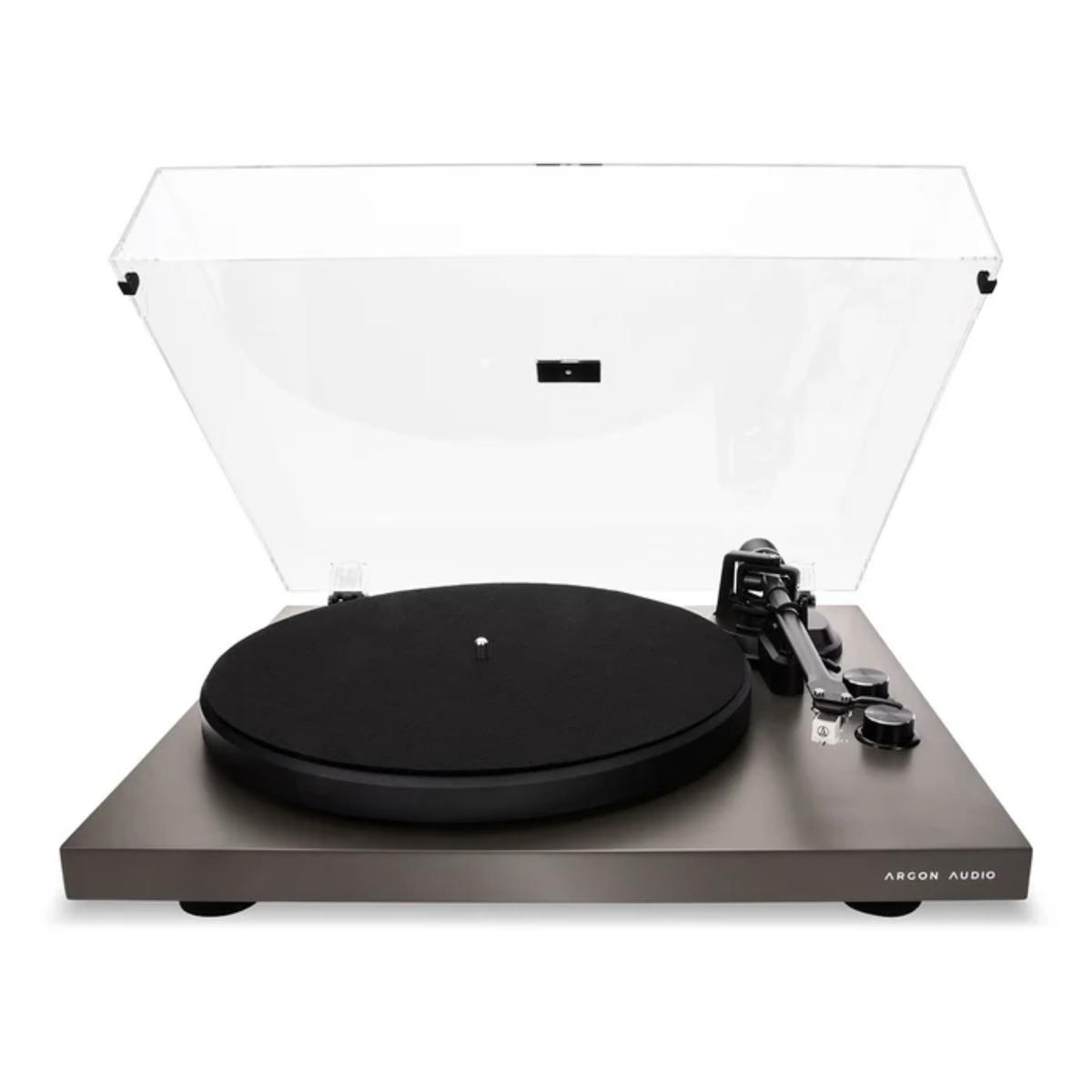 Argon Audio TT MK2 - Manual Belt Drive Turntable (Earth Grey, Lacquer)